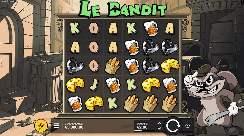 Правила видео слота Le Bandit